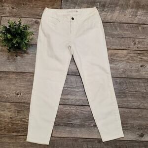 Yummie by Heather Thomson Off-White Ankle Jeans, Size 29